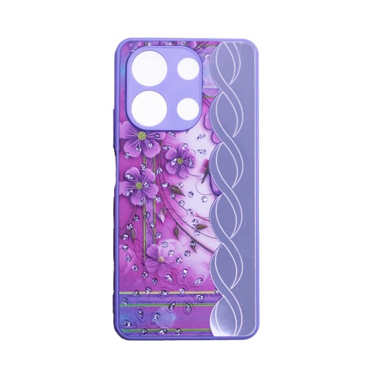 Designer Hard Case for Xiaomi Redmi Note 13 4G Purple